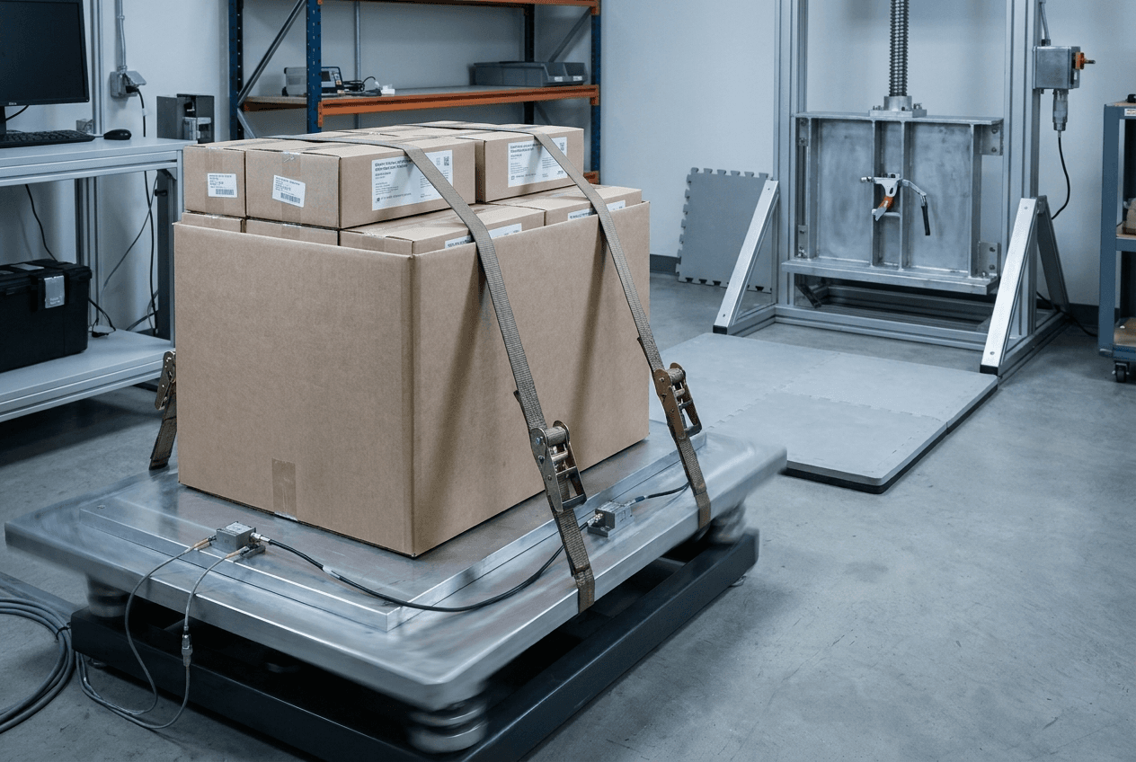 ISTA 3A parcel delivery simulation testing